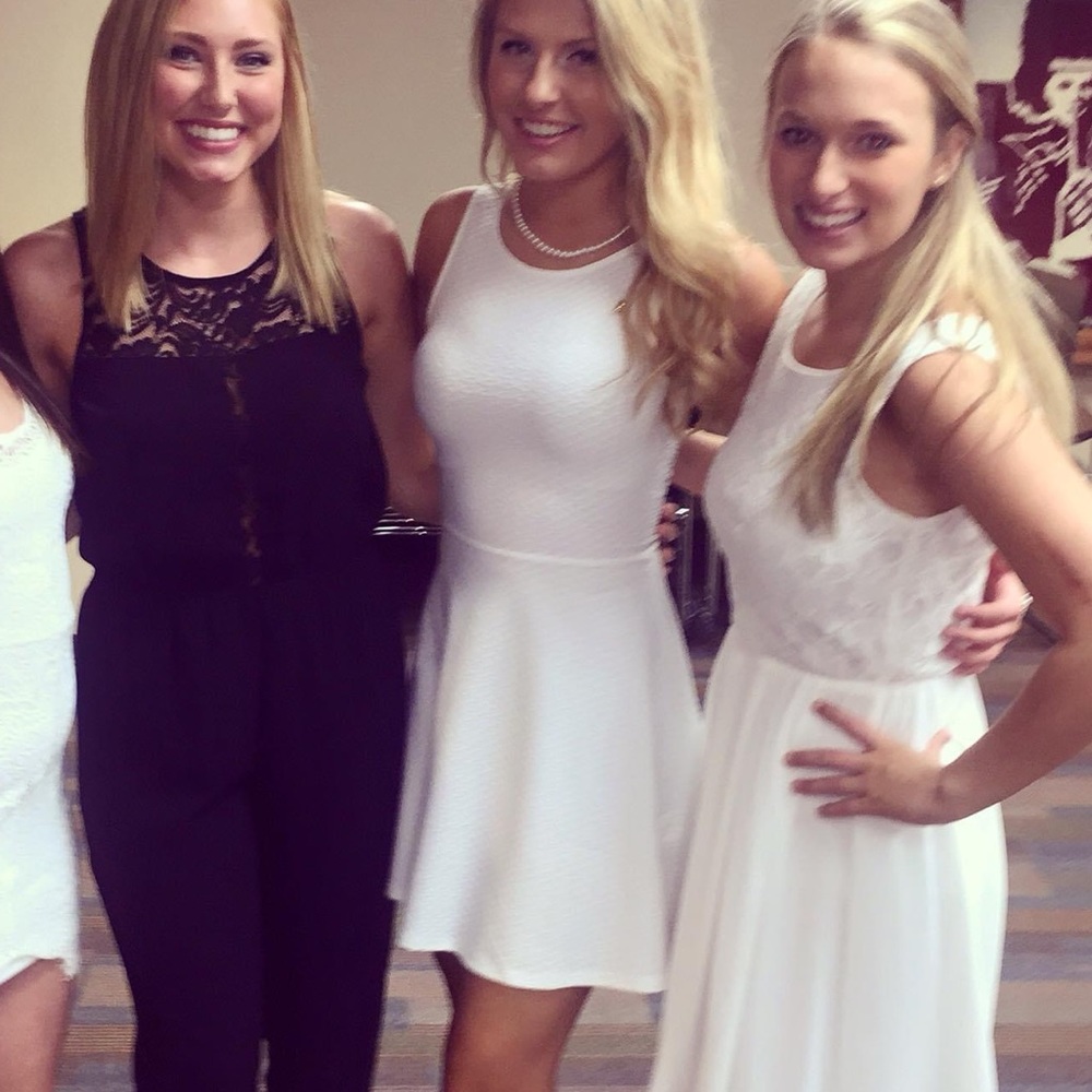 H&M white flowy dress